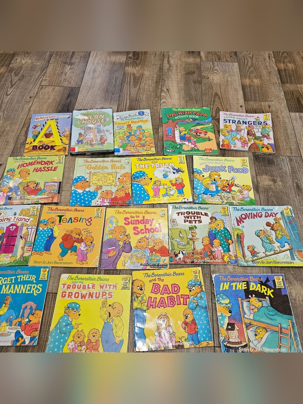Berenstain Bears Lot Of 18 Books Older Newer Activity Bad Habits Pets Junk Food